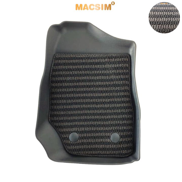 Thảm Lót Sàn 2 Lớp TPE Macsim Suzuki Jimny Chuẩn Form, Bền, Không Mùi (sd3 xám đen ct)