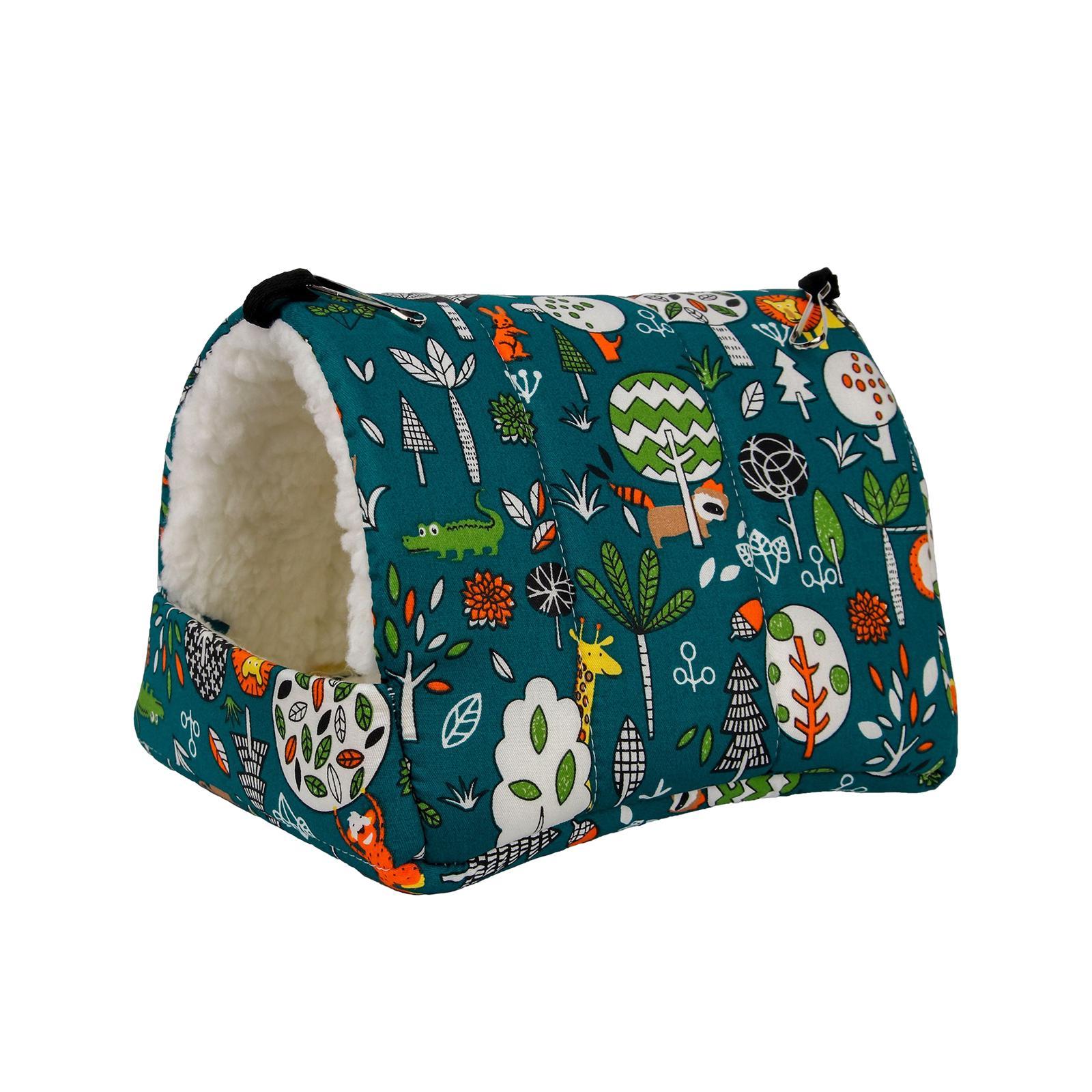 Soft Hamster Hammock Bed Cage Accessories Warm Hideout Hanging Bedding Toy House for Mouse Chinchilla Small Animals Ferret Sugar Glider