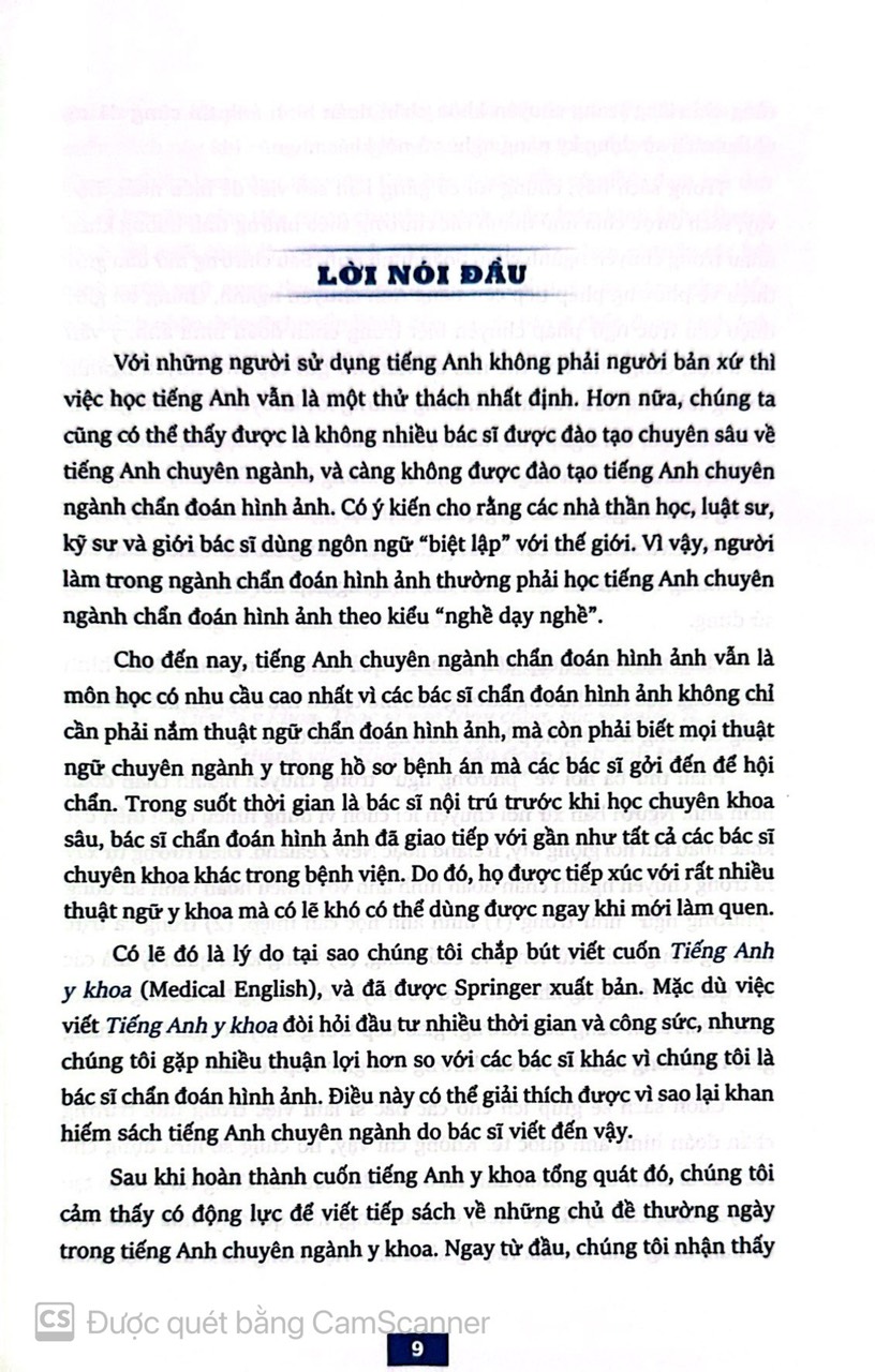 Sách tiếng anh y khoa - chuyên ngành chuẩn đoán hình ảnh ( PN)