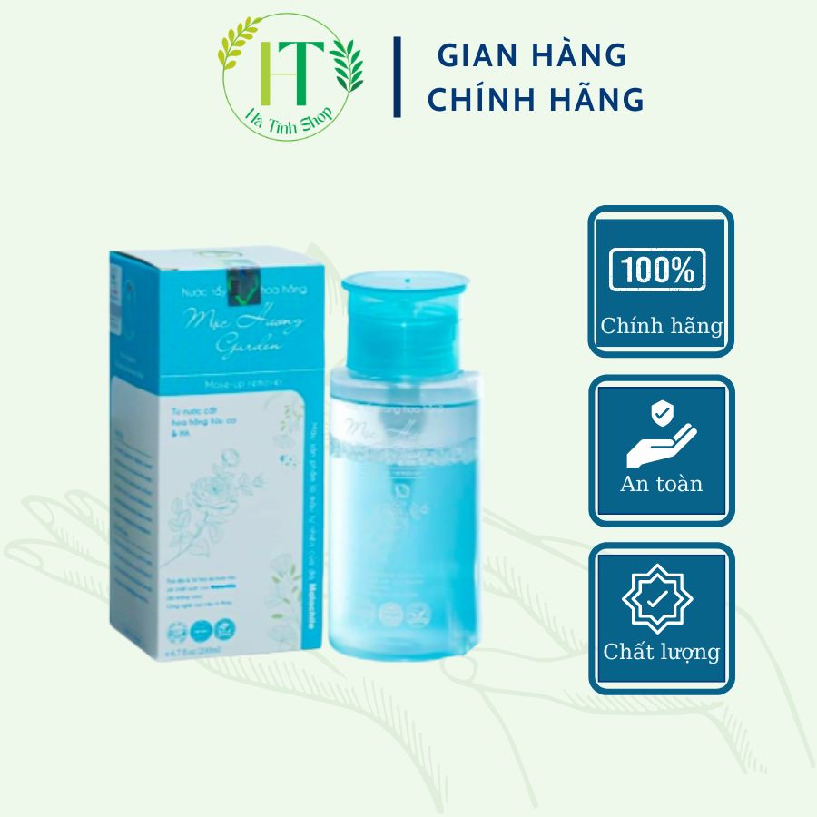 Nước tẩy trang hoa hồng Mộc Hương Garden Thanh Mộc Hương 200ml