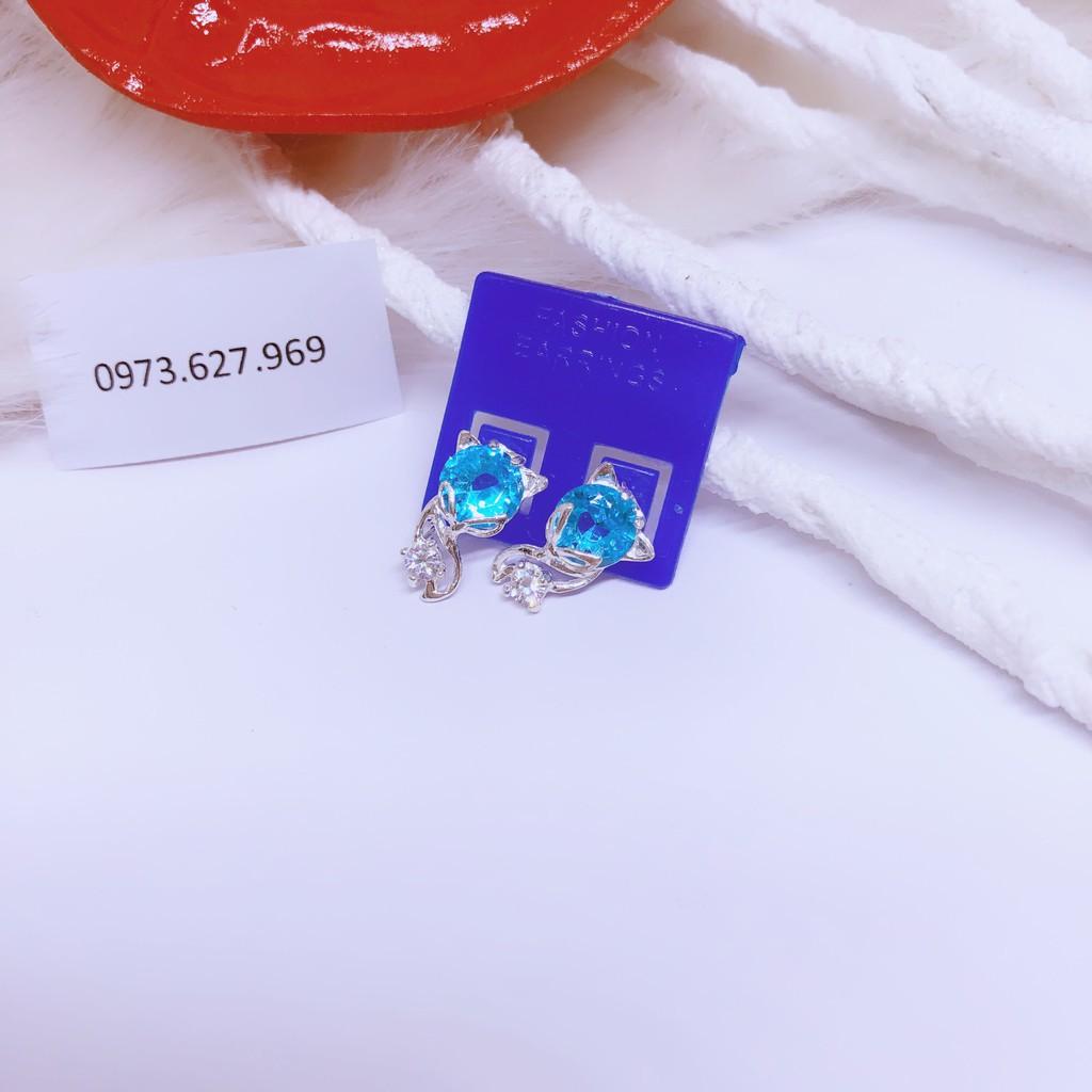 Bông tai hồ ly đủ màu đủ mệnh -