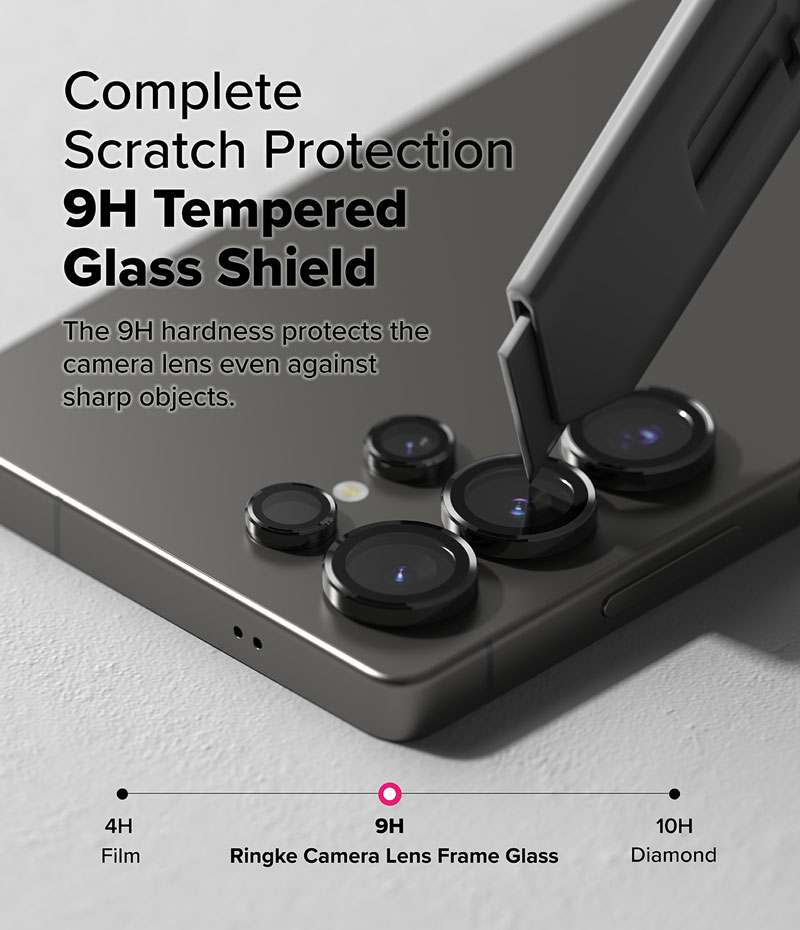 Bộ 2 dán camera cho Samsung Galaxy S25 Ultra RINGKE Lens Frame Glass - Hàng Chính Hãng