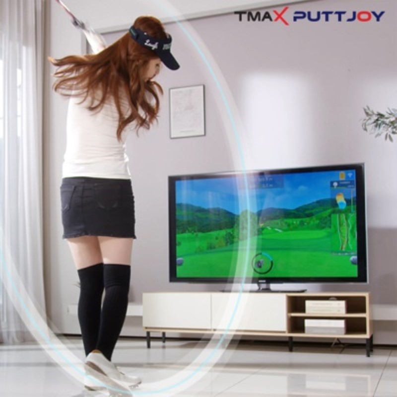 Thiết Bị Chơi Golf Mô Phỏng Cao Cấp Tại Nhà TMAX PUTTJOY: Nhỏ Gọn, App Chơi Golf Miễn Phí.