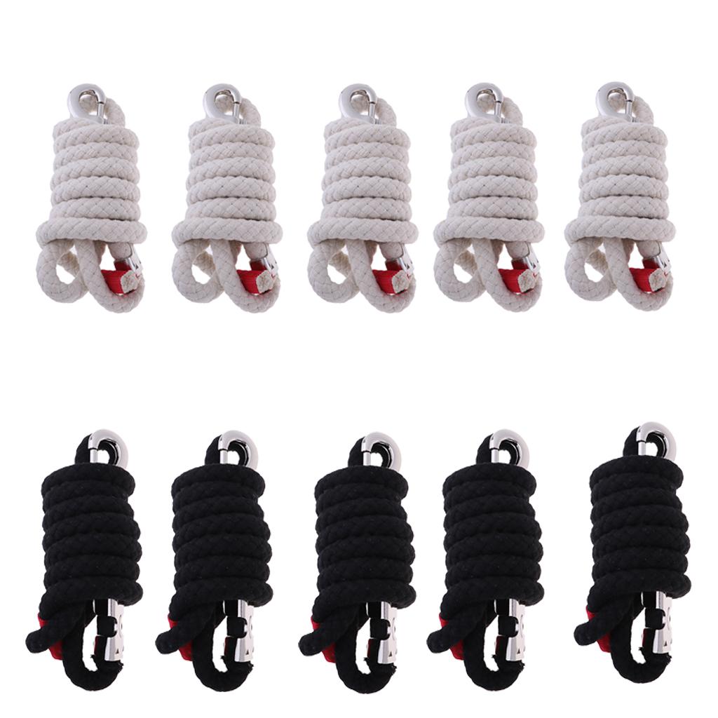 14mm Equestrian Horse Riding Lead Ropes Halters Cotton Weave Rein