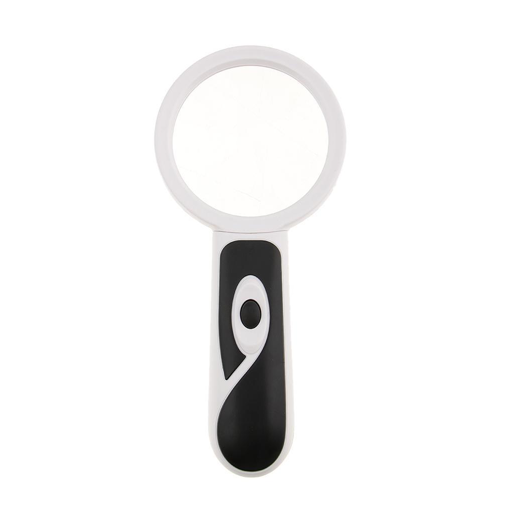 Illuminated LED Handheld Magnifying Glass Reading Jewelry