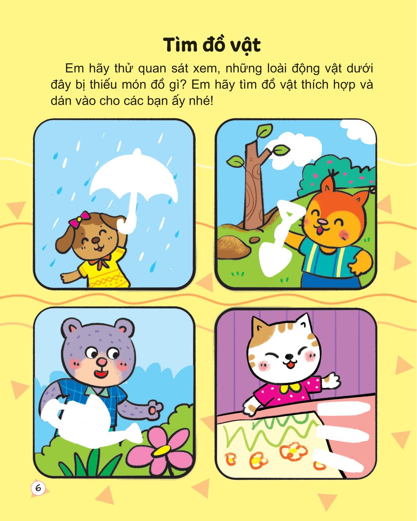 Hình Dán Thú Vị - Rèn Trí Thông Minh - Phát Triển EQ