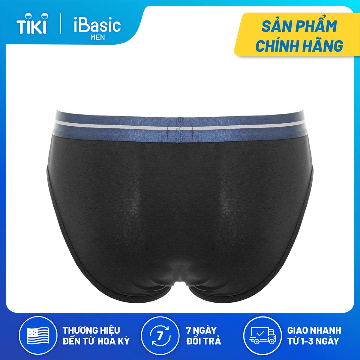 Combo 3 quần lót nam brief cotton USA iBasic PANM055