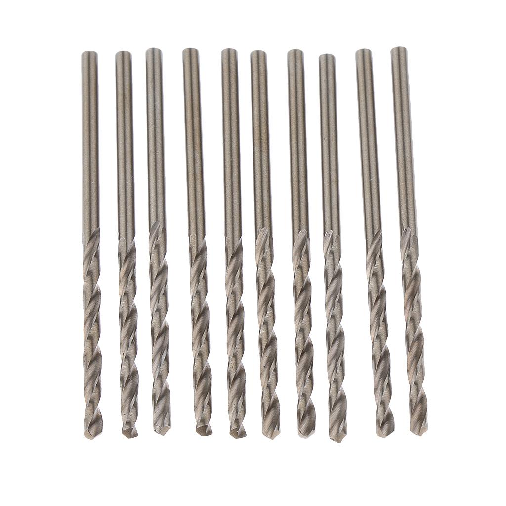 2.2mm HSS Twist Drill Bit Straight Shank For Metal Plastic Power Tool 10pcs