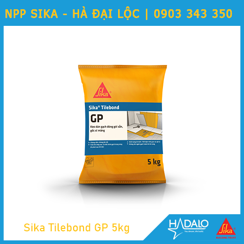 Keo dán gạch Sika Tilebond GP – Keo dán gạch ceramic, gạch đồng chất, khu vực nội thất – 5kg