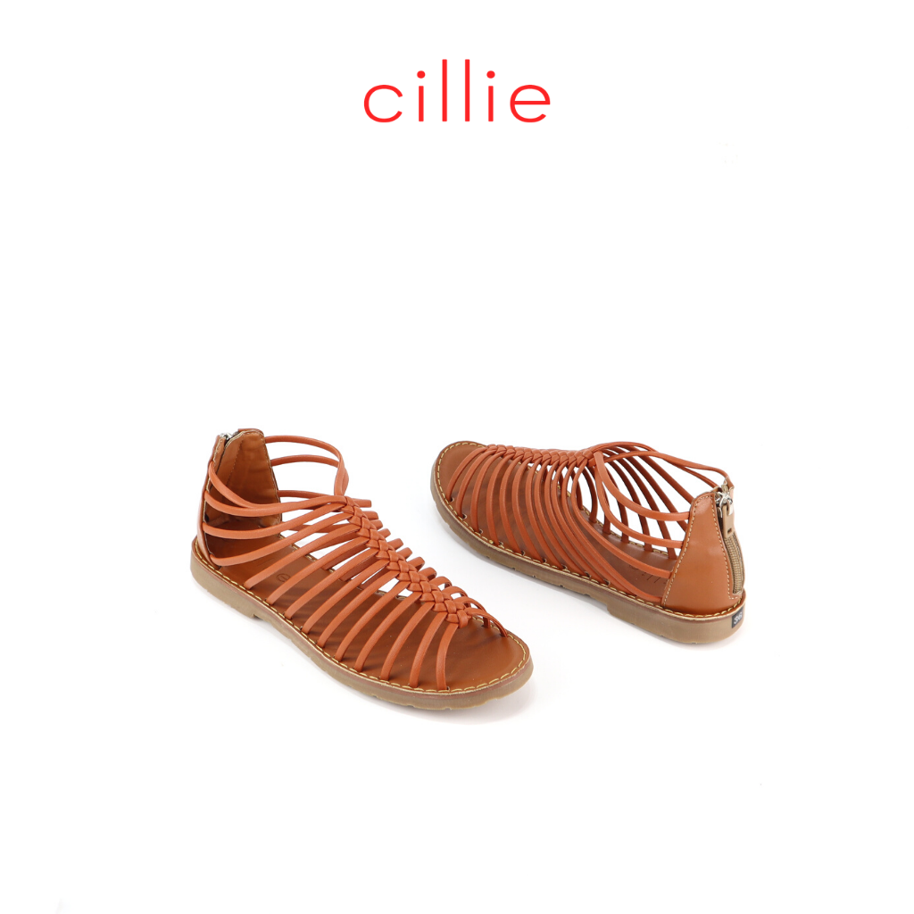 Giày sandal Cillie nữ đế bệt khóa hậu 1063