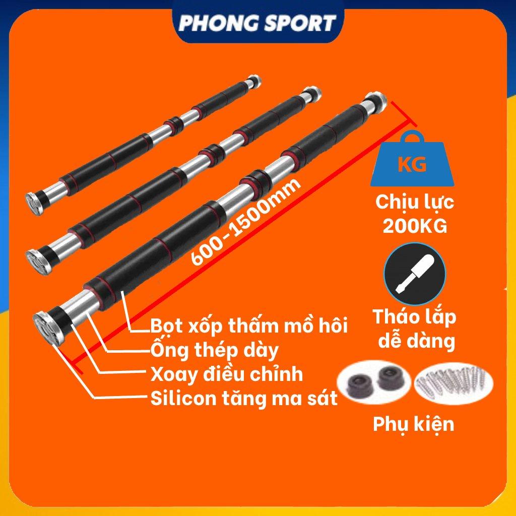 Xà đơn treo tường gắn cửa đa năng cao cấp tập thể dục tại nhà P03 - PHONG SPORT