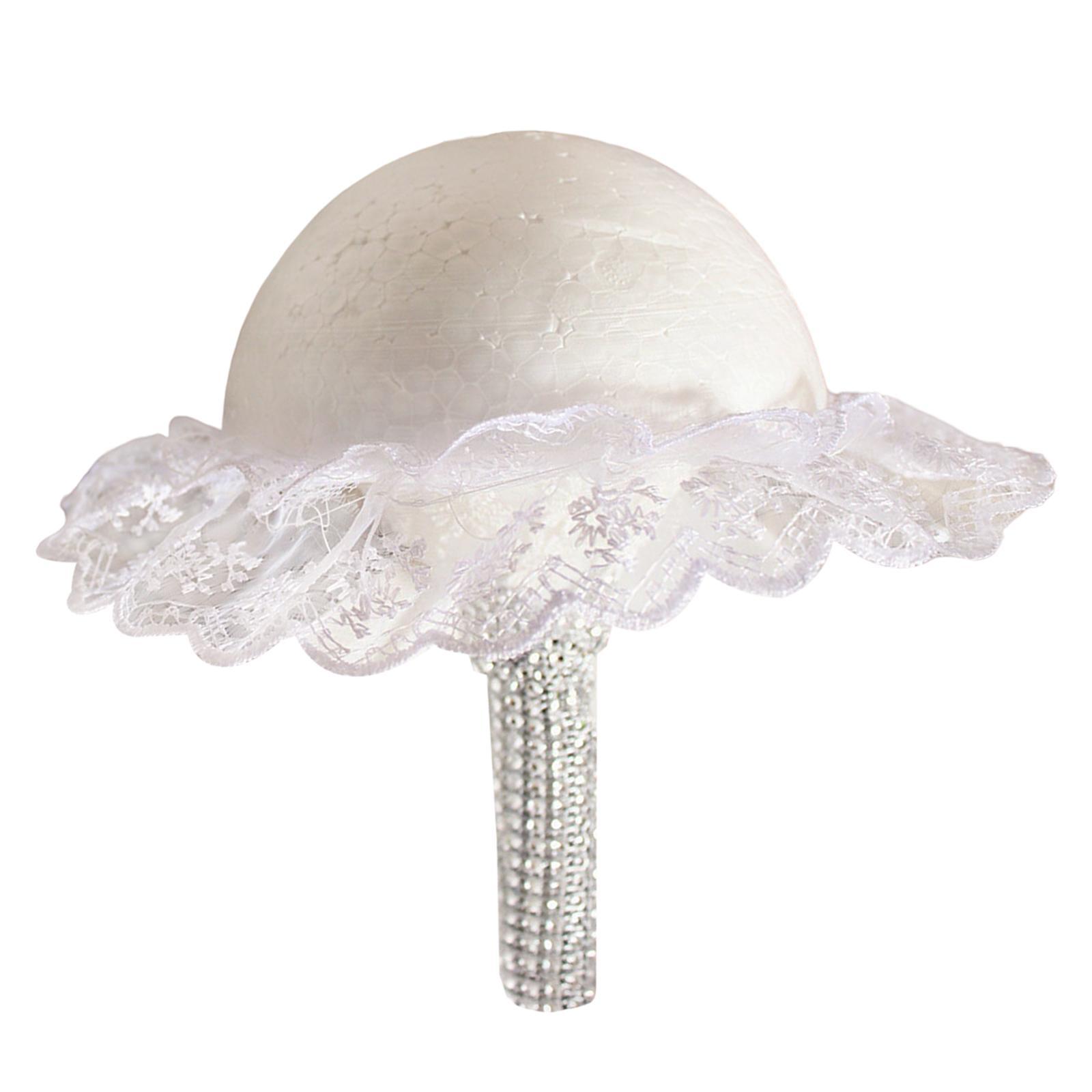 Bouquet Holder Flower Artificial Lace Arrangement DIY Tool Portable Durable Floral Holder for Florist Flower Arrangements Party Birthday