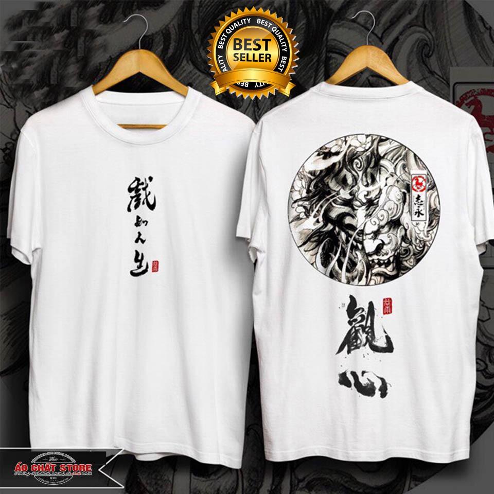 BST ÁO THUN SAMURAI NHẬT THƯ PHÁP CAO CẤP