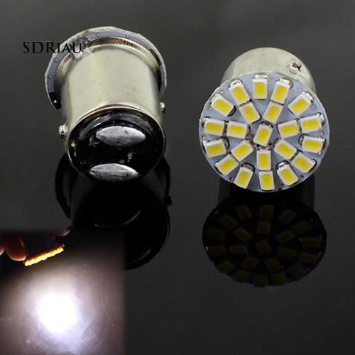 Set 2 bóng đèn led gắn đuôi 1157 BAY15D 22 SMD cho xe ô tô