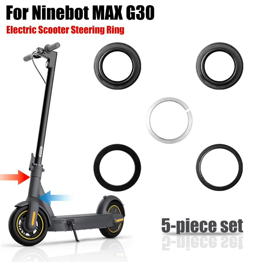 Lực Mặt Trước Ống Kim Loại Vòng Tròn Chịu Lực Bát Cho Xe Ninebot G30/G30D Xe Điện Nhôm Vòng Bi Vòng Xoay Lái Bộ Color: 1pcs