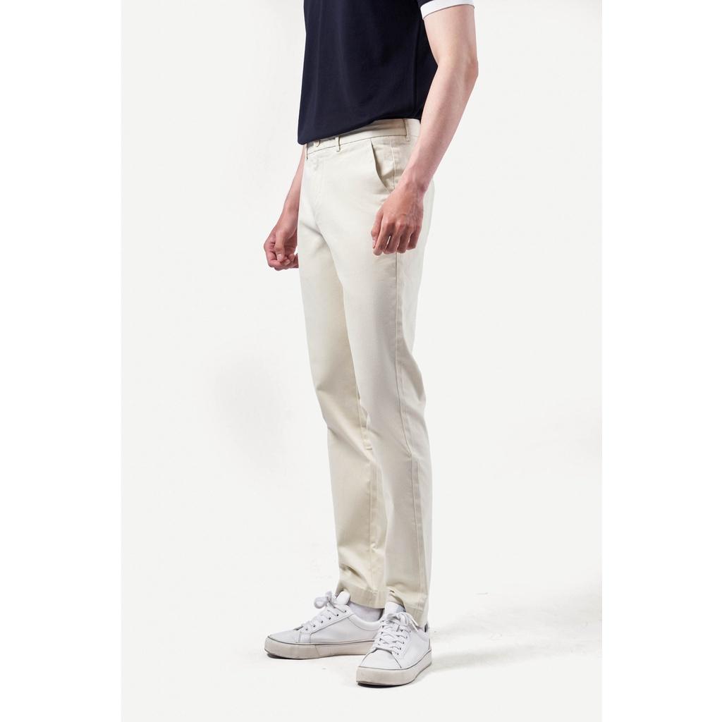 QUẦN KAKI NAM TWILL TRƠN FORM SLIM CROP - 10F22PCA023 | LASTORE MENSWEAR
