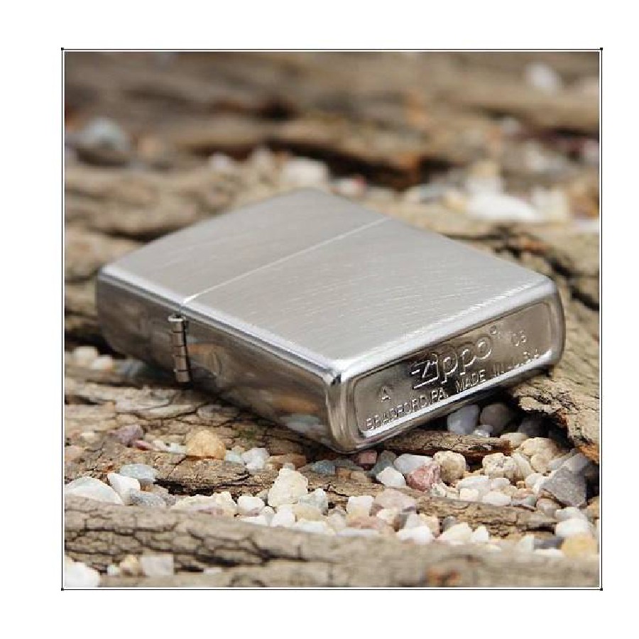 Bật lửa ZIPPO 24647 –Bật lửa ZIPPO CHROME ARCH BRUSHED CHROME