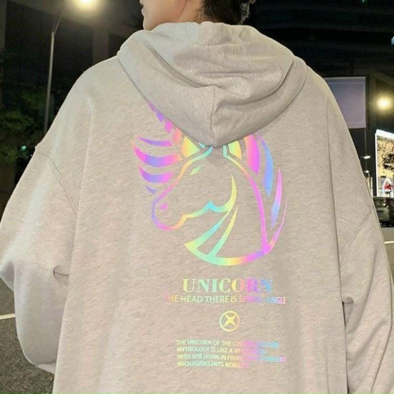 Áo khoác Hoodie Nam, Hoodie Basic Unisex Nỉ From Rộng NÓN 2 LỚP PHẢN QUANG 7 MÀ, áo nỉ tay dài form rộng Chất Lượng Vải Xịn siêu dày Form rộng