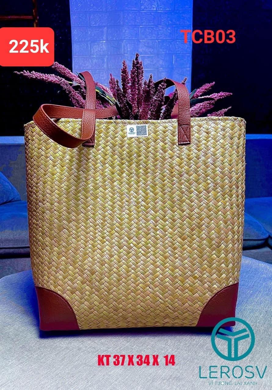 TÚI CỎ BÀNG THỜI TRANG LEROSV ECO