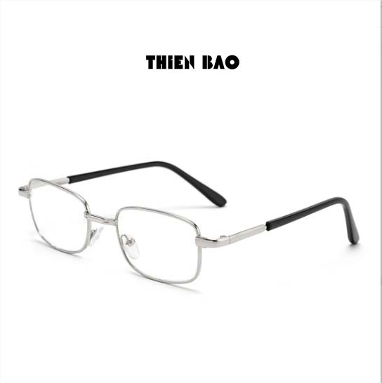 Kính lão thị, viễn thị toàn viền kim loại NAM NỮ Bạc silver PUMA01 tròng phản quang chuẩn độ cao cấp chống mỏi