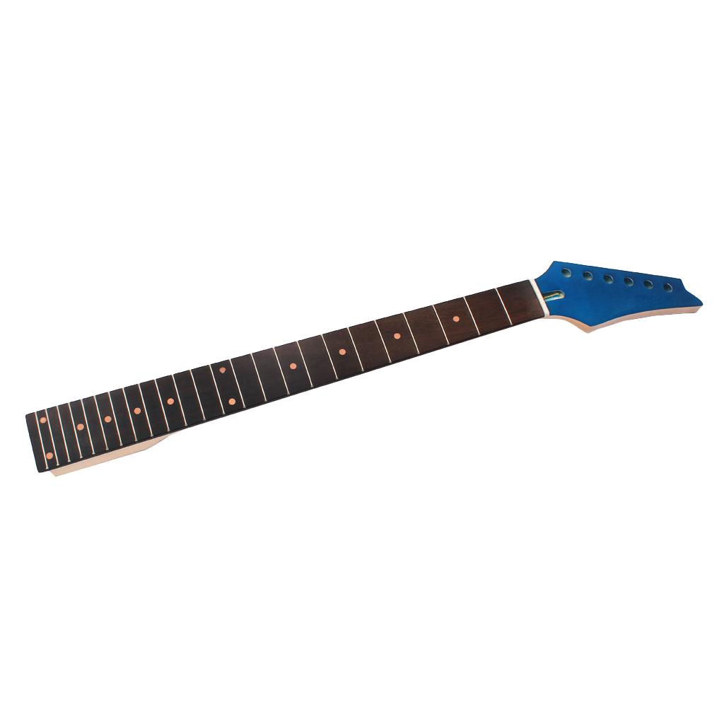 Premium Guitar Neck, 24 Frets, Maple Wood Guitar Neck Fretboard For ST Electric Guitar, Black