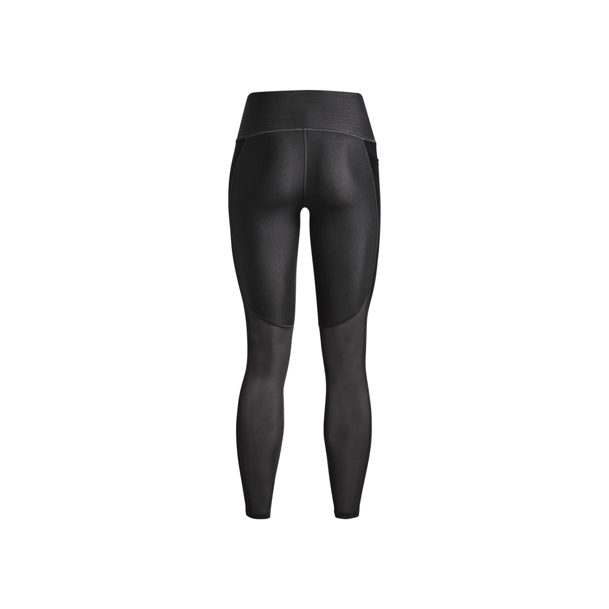 Quần legging thể thao nữ Under Armour Project Rock HeatGear No Slip Waistband Full Length - 1369258-010