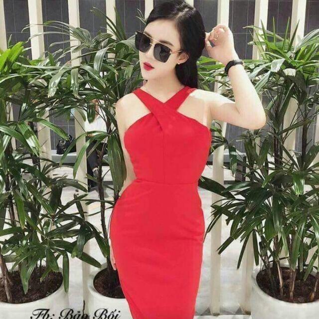 Đầm body đắp chéo sexy