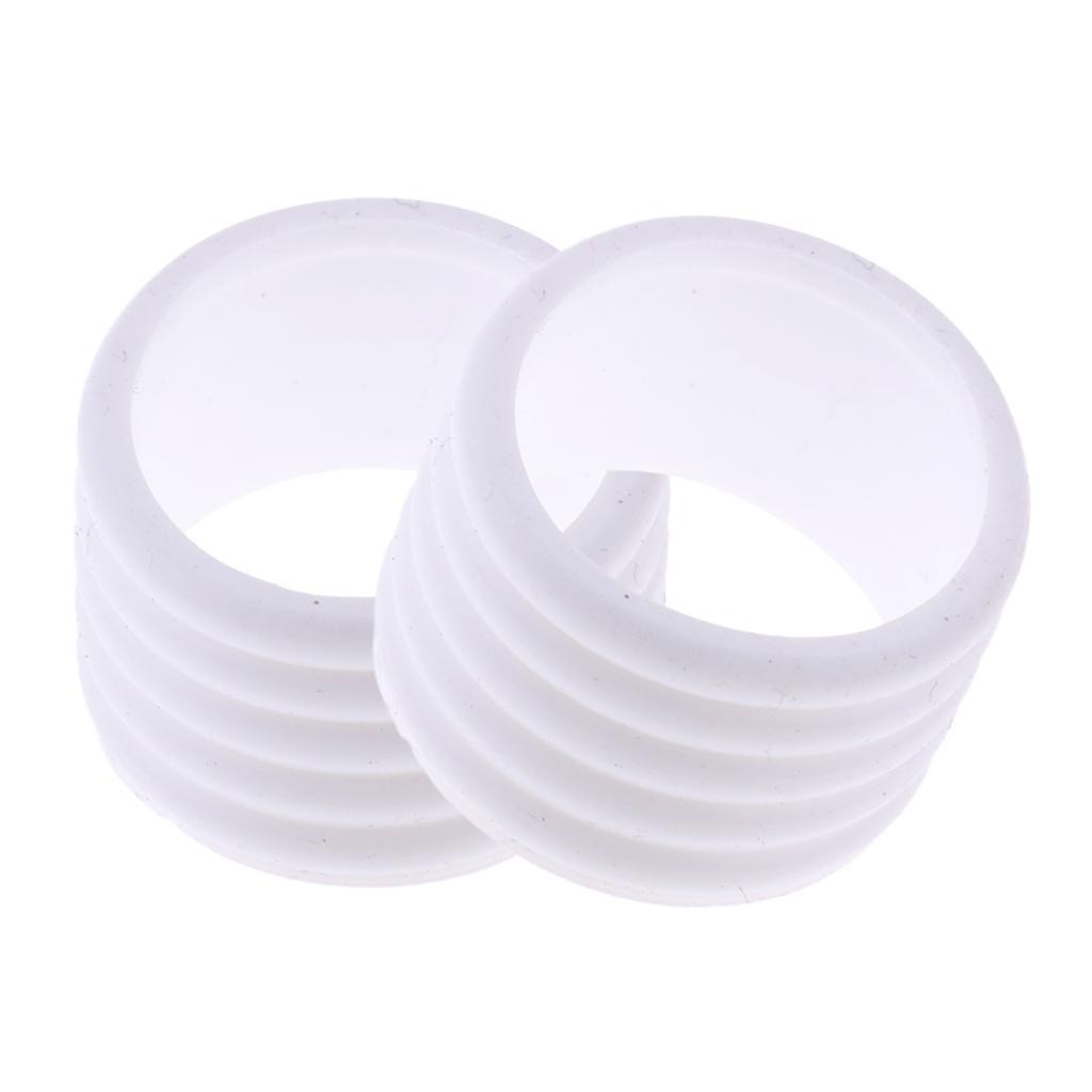 2 Pieces Badminton Tennis Racket Handle Protector Band Black