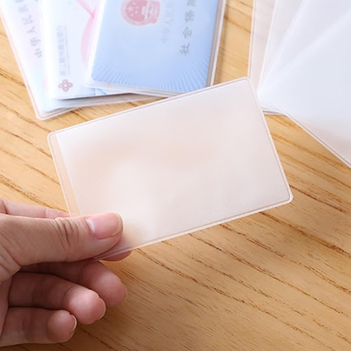 Combo 5 Túi Ví Đựng Bảo Vệ Chống Xước Thẻ ATM, Card Visit, CMND, Driver License Bằng Lái Xe Trong Suốt Hiệu Hier