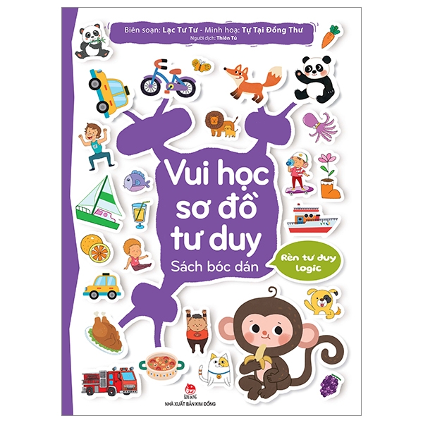 Vui Học Sơ Đồ Tư Duy: Sách Bóc Dán - Rèn Tư Duy Logic