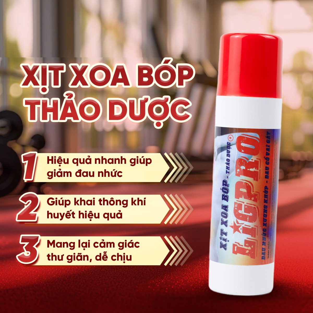 Xịt Xoa Bóp Ligpro 200ml