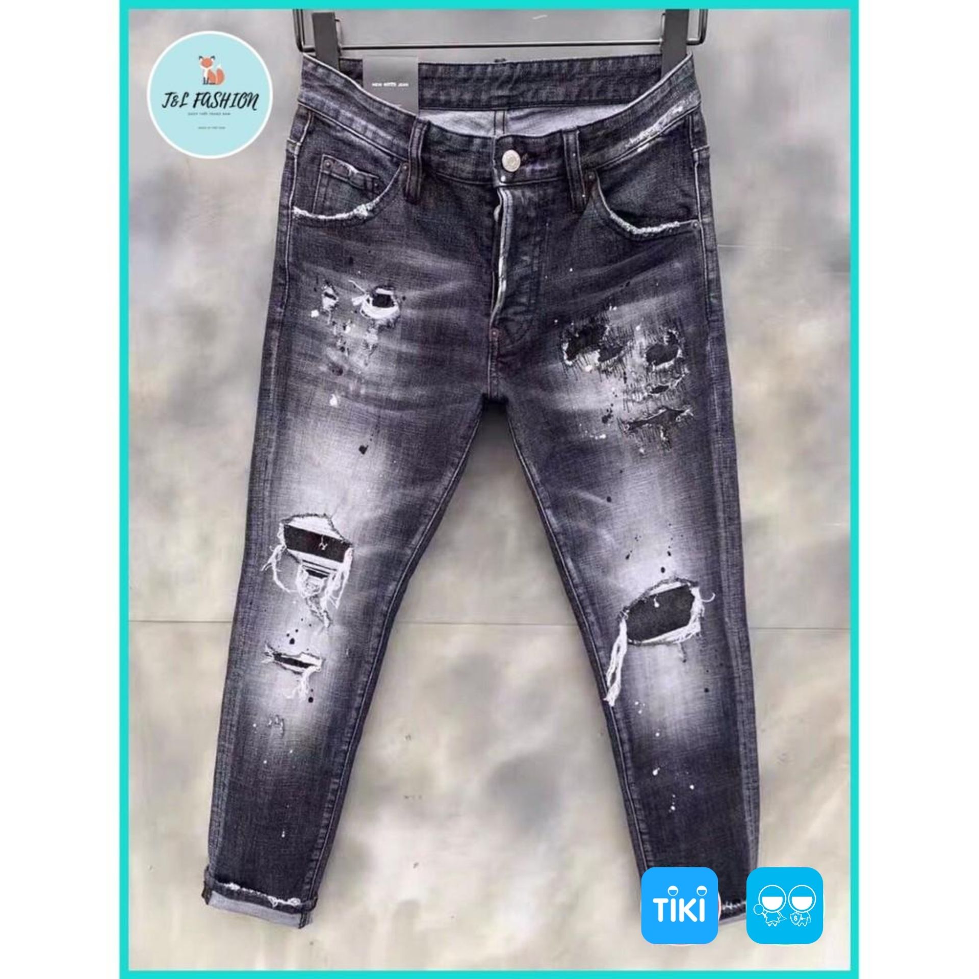 Quần Jean, Quần Bò Nam kiểu phong cách hàn quốc hot trend 2021 T&amp;L store msa30