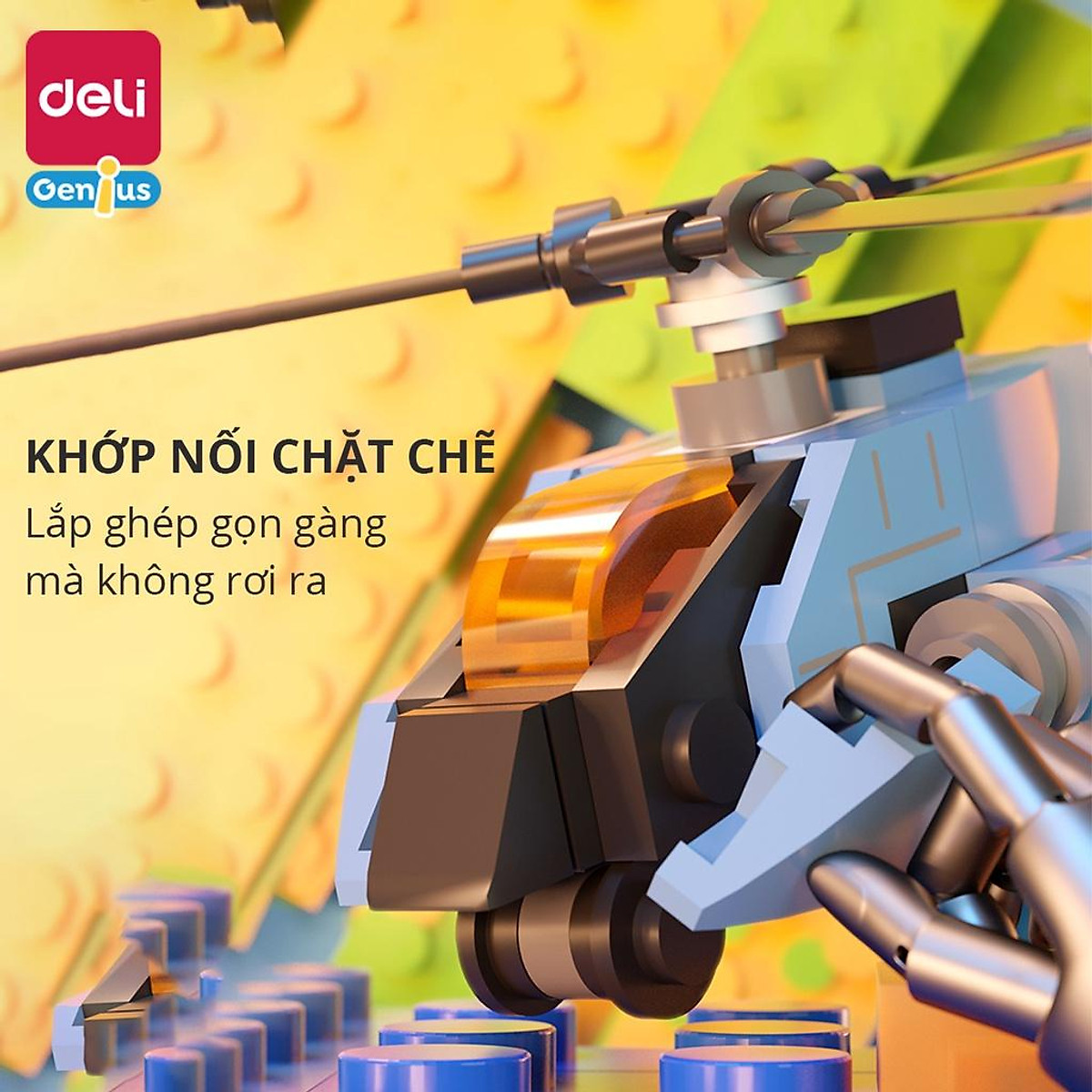 Bộ Đồ Chơi 6 IN 1 Lắp Ghép Xếp Hình Nhiều Chủ Đề Deli - Từ 200 Đến Gần 800 Chi Tiết - Đồ Chơi Giáo Dục Cho Bé Từ 6 Tuổi Phát Triển Tư Duy Nhận Biết Sáng Tạo - 74580 85