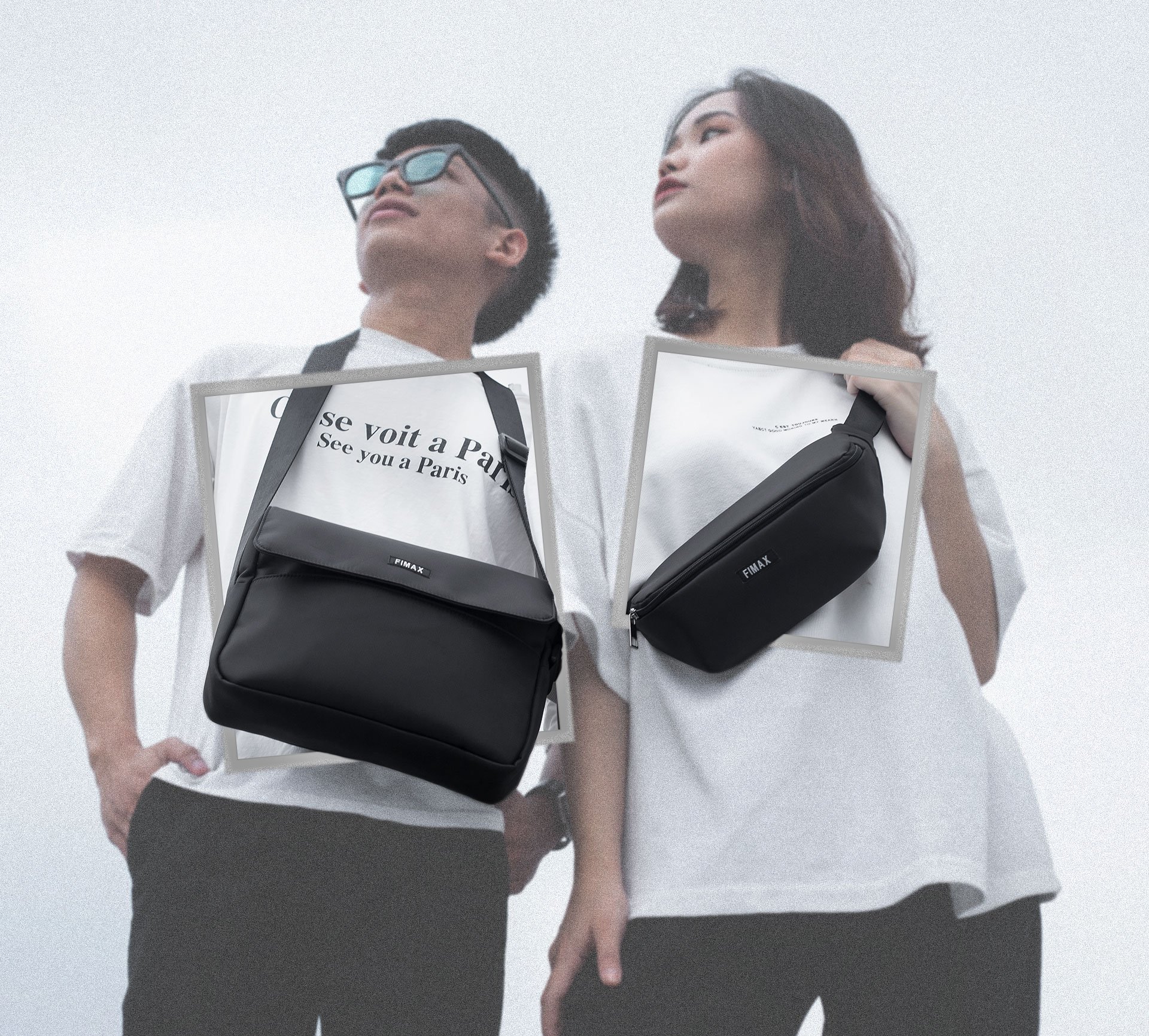 Túi messenger ipad cao cấp Fimax, túi đéo chéo nam đựng ipad chất liệu vải oxford chống thấm với có nhiều ngăn đựng đồ tiện lợi dùng để đeo đi làm đi học đi chơi