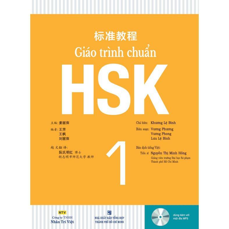 Sách - Giáo Trình Chuẩn HSK 1 - Sách Bài Học + Bài Tập - Combo 2 Cuốn - Nhân Trí Việt