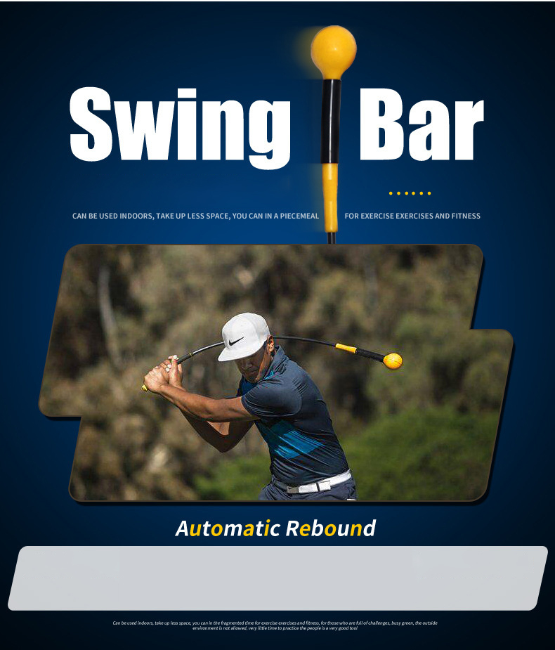 Gậy Tập Thể Lực Swing Cán Cao Su Dẻo - PGM Swing Bar Soft Long - HGB004