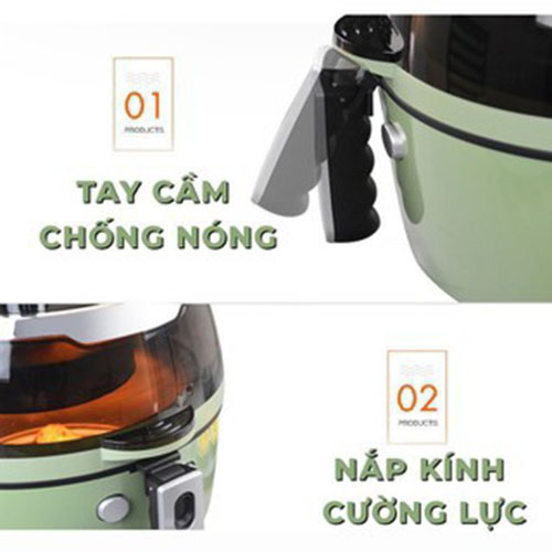 Nồi Chiên Không Dầu 8L