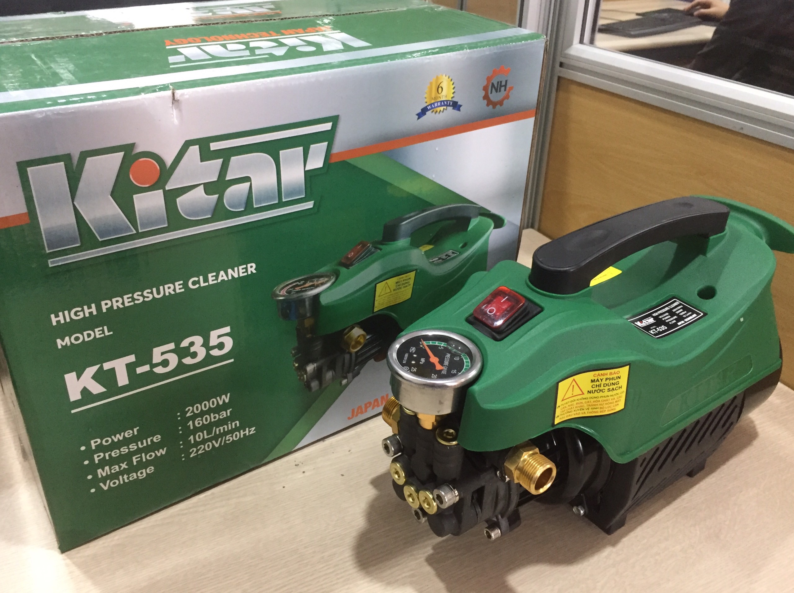 Máy Rửa Xe 2000W Kitar KT-535