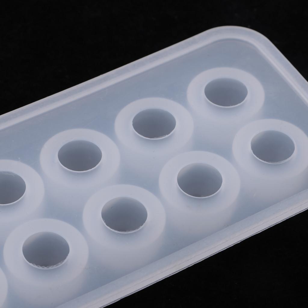 1 Pieces Flat Top Round Ball Jewelry Making Soap Candle Resin