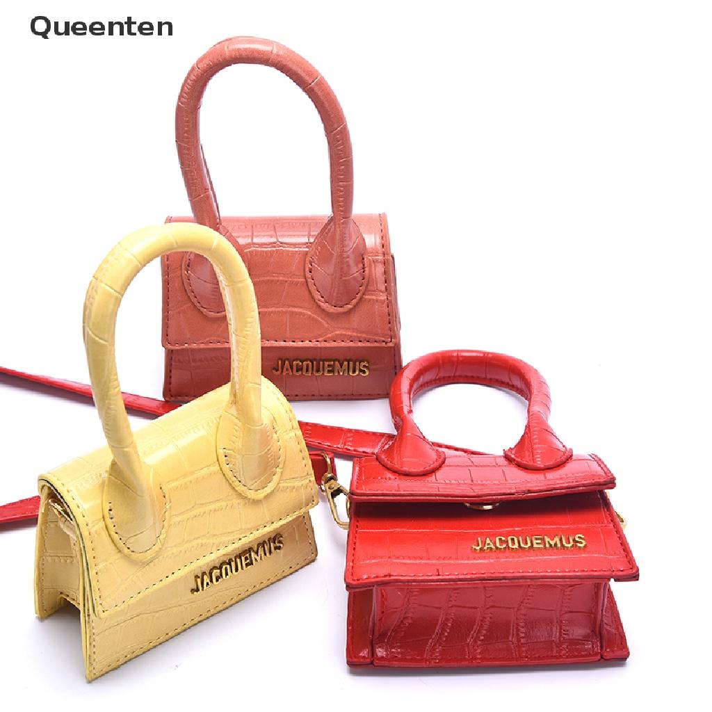 Queenten Jacouemus Brand Women Bag Leather Designer Crossbody Bags Small PU Handbag QT