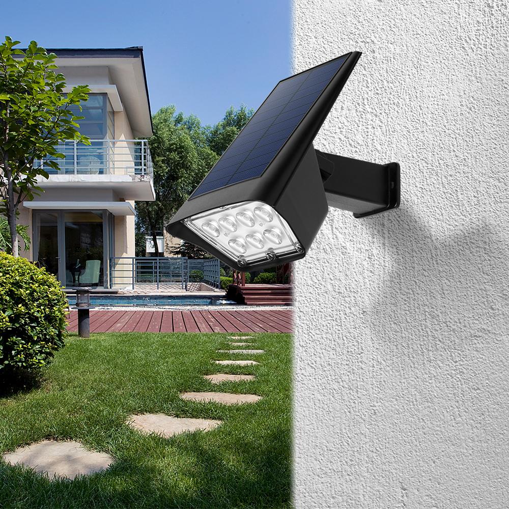 Cặp Đèn led chiếu sáng sân vườn sử dụng năng lượng mặt trời Không thấm nước