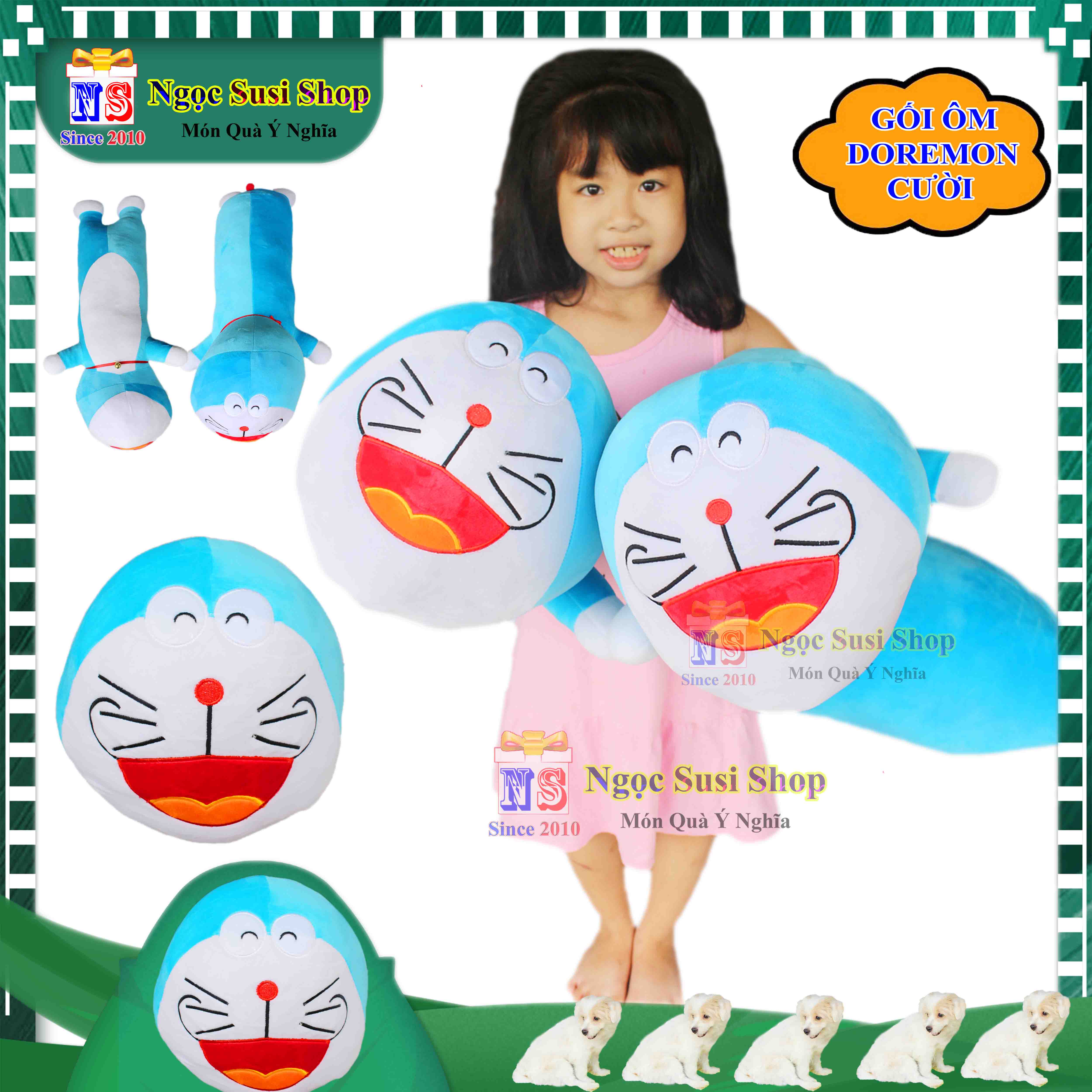 THÚ NHỒI BÔNG ĐÔRÊMON DOREMON SIÊU TO KHỔNG LỒ CHO BÉ ÔM NGỦ - GỐI ÔM HÌNH DOREMON