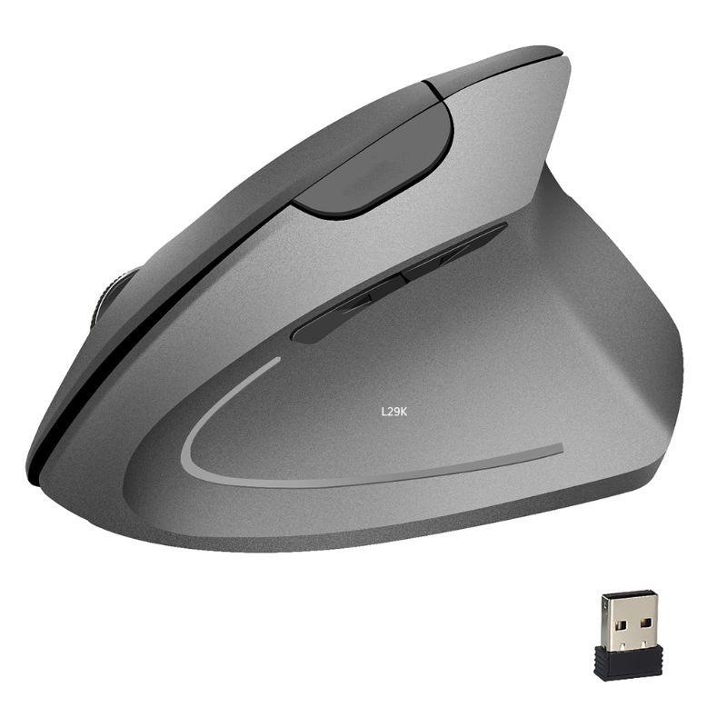 Chuột Không Dây Công Thái Quang 2.4G/800/1600/2400DPI Đèn Cổ Tay Tốt Dọc Chuột Với Miếng Lót Chuột bộ Cho Máy Tính
