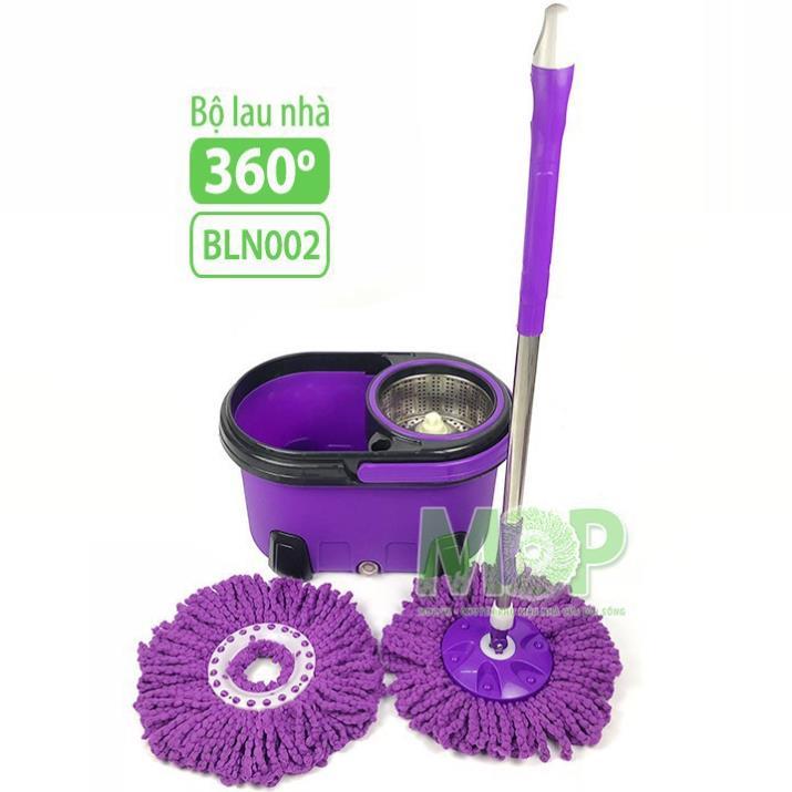 Bộ lau nhà 360 độ (ĐẮT - TẶNG 1 BÔNG LAU - GHN