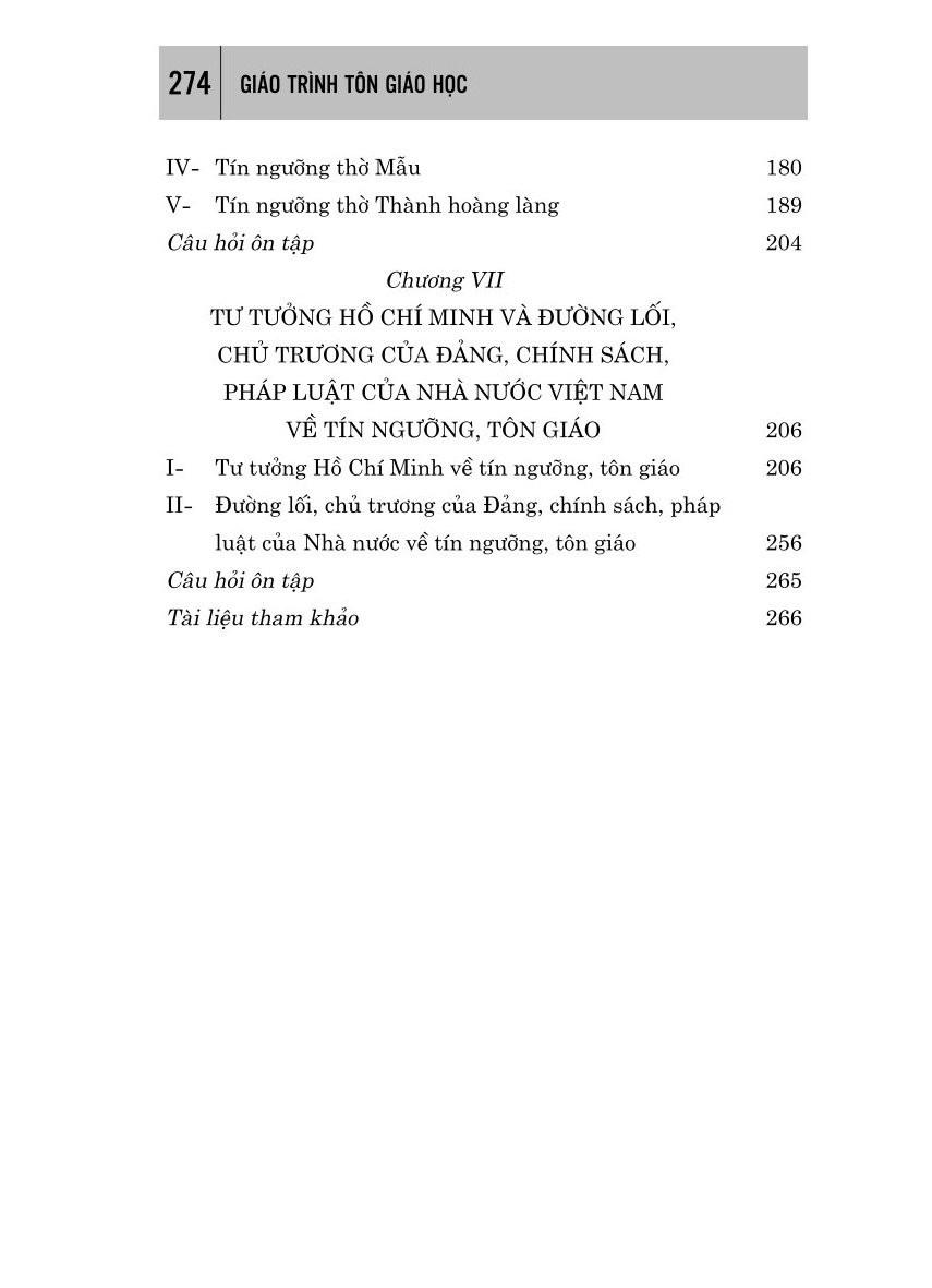 Giáo trình tôn giáo (bản in 2024)