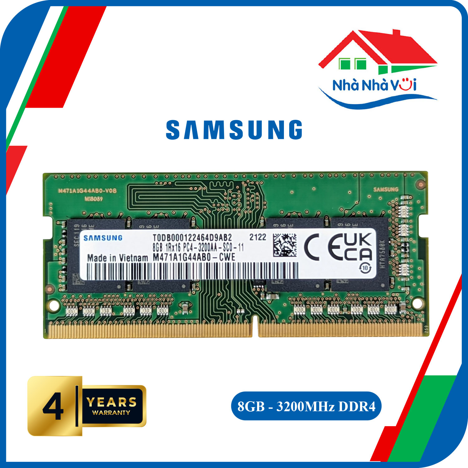 Ram Laptop Samsung 8GB Bus 2666 DDR4 - Hàng Nhập Khẩu