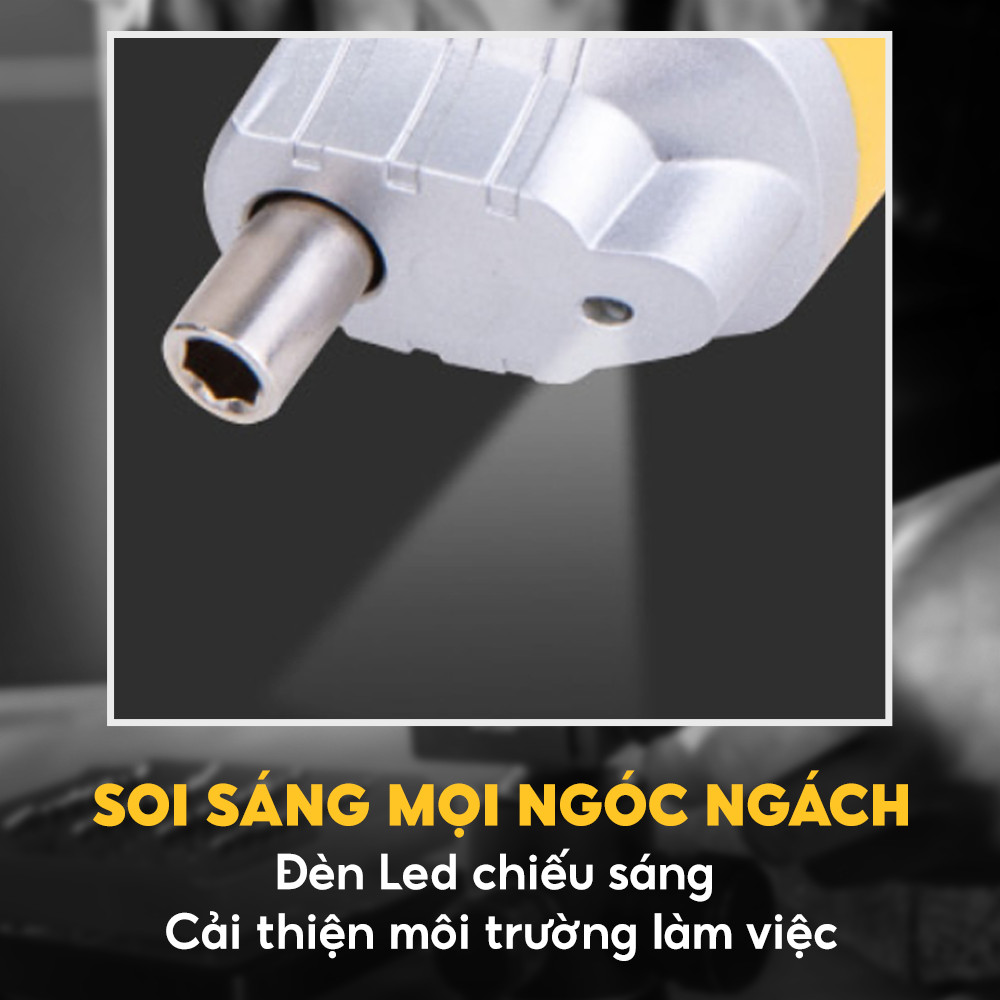 Máy khoan vít dùng pin Lithium 28 chi tiết Deli DL6521- Hàng Chính Hãng - Bảo Hành 12 Tháng - Đổi Trả 15 Ngày