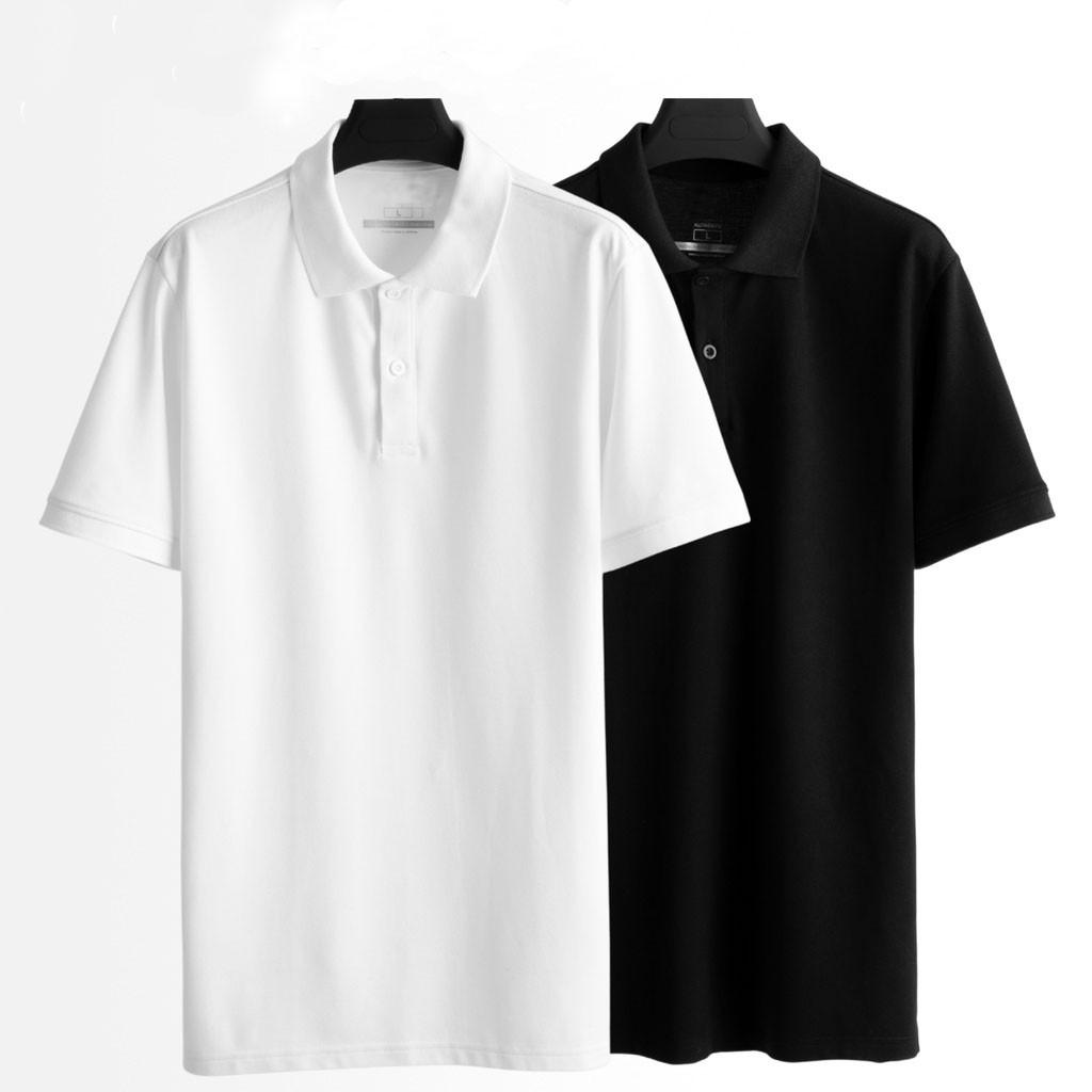 Áo Polo Nam Tay Ngắn, Cổ Bẻ Basic Màu Trơn Cao Cấp, Chất liệu Cotton Cá Sấu Cao Cấp