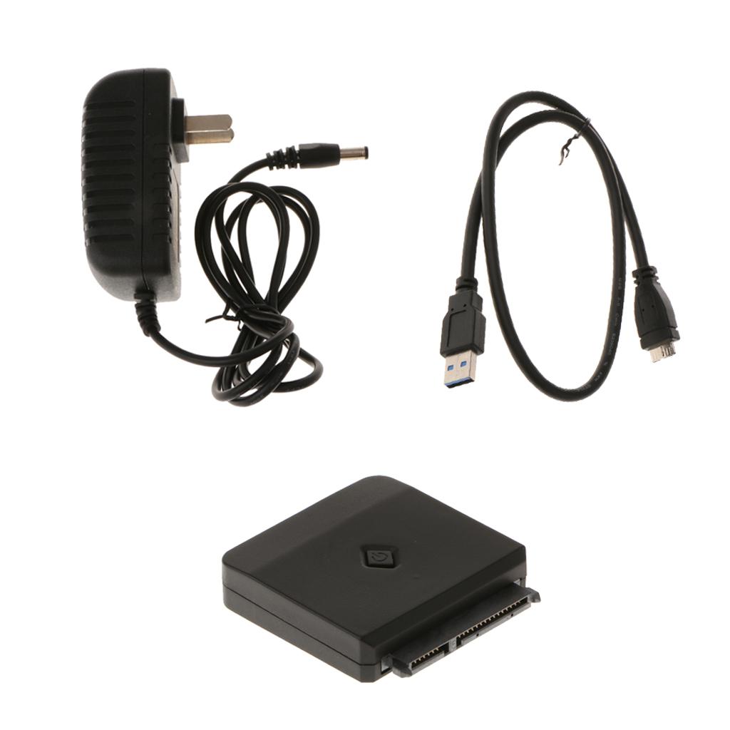 USB 3.0 SATA Hard Drive Adapter Cable for 2.5/3.5" SSD & HDD w/Power Cable