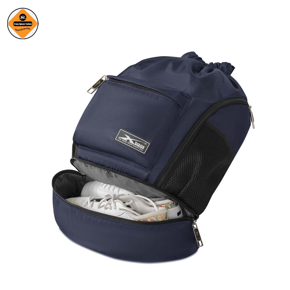Túi Dây Rút Thể Thao Xbags Wisdom Màu Xanh – Balo Dây Rút Chống Thấm Nước, Thiết Kế Gọn Nhẹ Năng Động Cá Tính XB 6005!